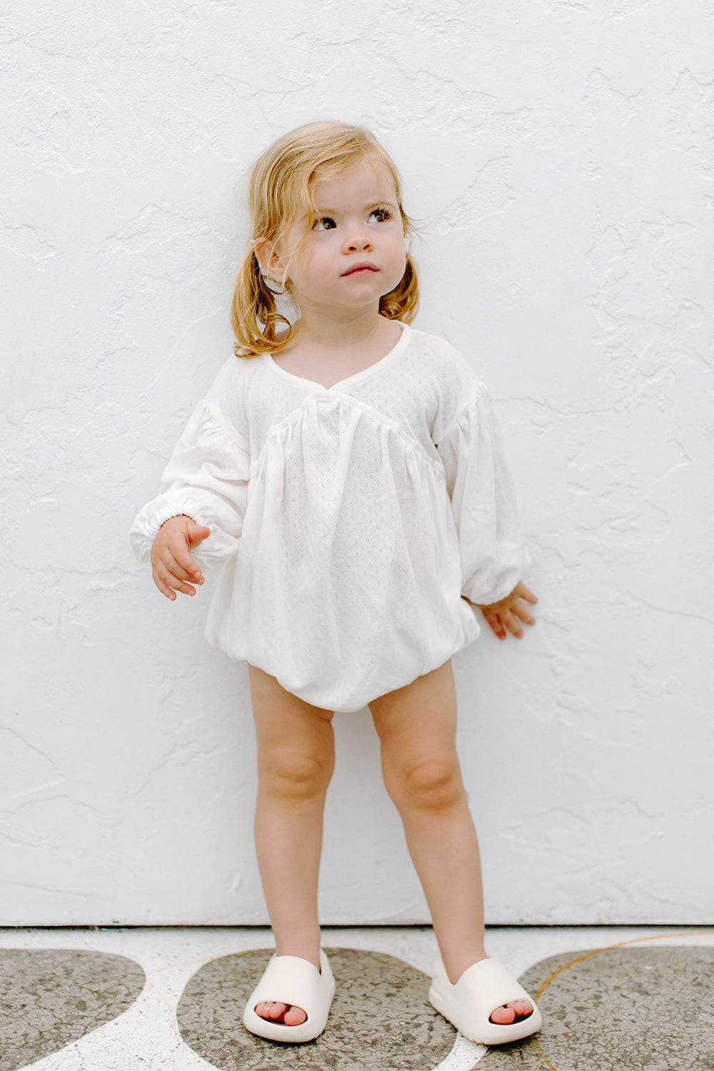 Bianco Pointelle Romper